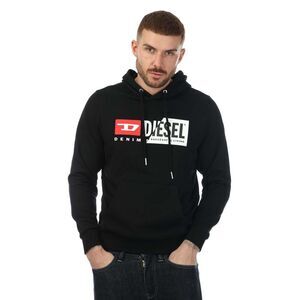 Diesel Mens S-Girk Cuty Felpa Hoodie / Black
